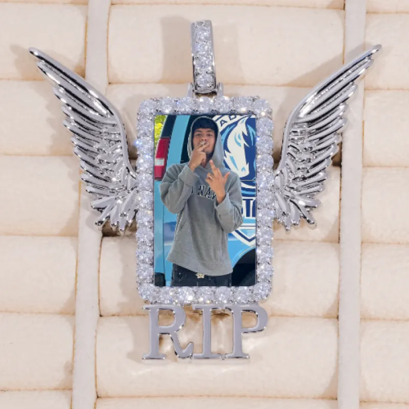 RIP WING 3D CUSTOM PICTURE PENDANT made by The GUU Shop