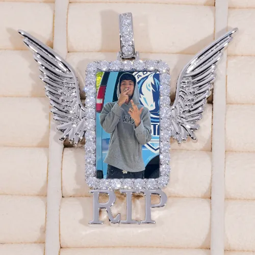 RIP WING 3D CUSTOM PICTURE PENDANT sold by The GUU Shop