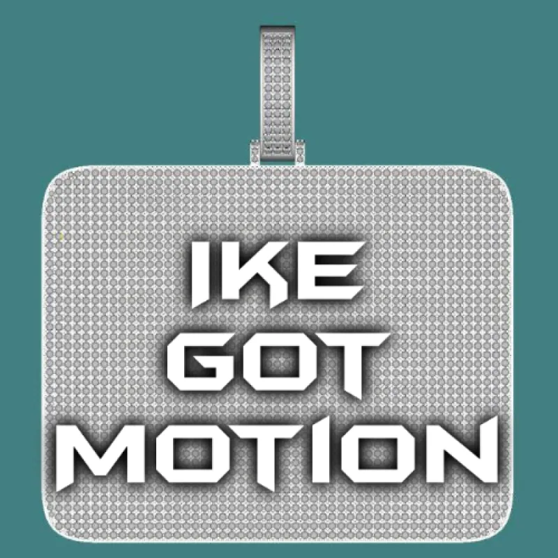 CUSTOM LETTER NECKLACE 3D BIG SQUARE sold by The GUU Shop