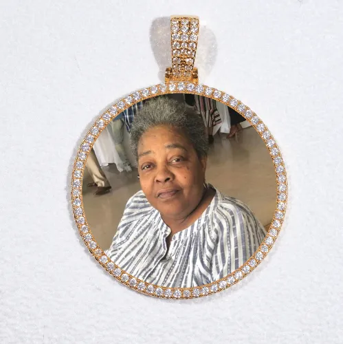 MEDIUM 3D CIRCLE CUSTOM PICTURE PENDANT sold by The GUU Shop