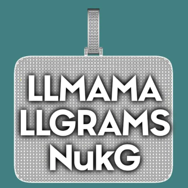 CUSTOM LETTER NECKLACE 3D BIG SQUARE sold by The GUU Shop