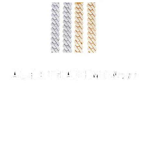 Custom Letters Freibeuter Font Necklace sold by The GUU Shop