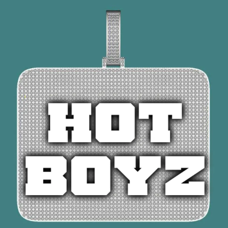 CUSTOM LETTER NECKLACE 3D BIG SQUARE sold by The GUU Shop