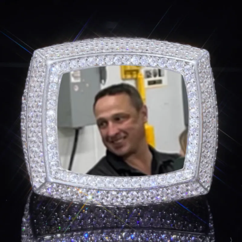 3D CUSTOM PICTURE ICED RING sold by The GUU Shop