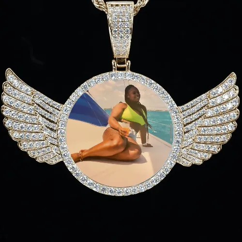 CUSTOM PICTURE PENDANT STYLE-4 sold by The GUU Shop