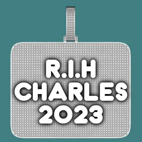 CUSTOM LETTER NECKLACE 3D BIG SQUARE sold by The GUU Shop