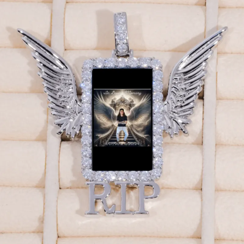 RIP WING 3D CUSTOM PICTURE PENDANT made by The GUU Shop