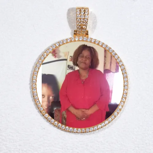 MEDIUM 3D CIRCLE CUSTOM PICTURE PENDANT sold by The GUU Shop