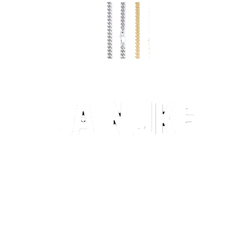 Custom Letters Baguette Two Layer Necklace made by The GUU Shop