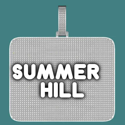 CUSTOM LETTER NECKLACE 3D BIG SQUARE sold by The GUU Shop