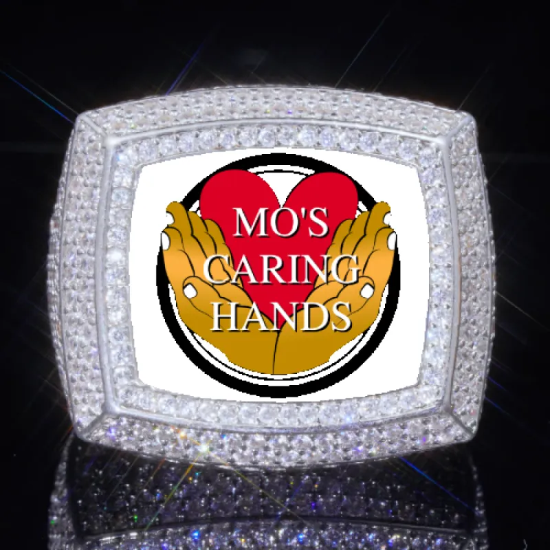 3D CUSTOM PICTURE ICED RING sold by The GUU Shop