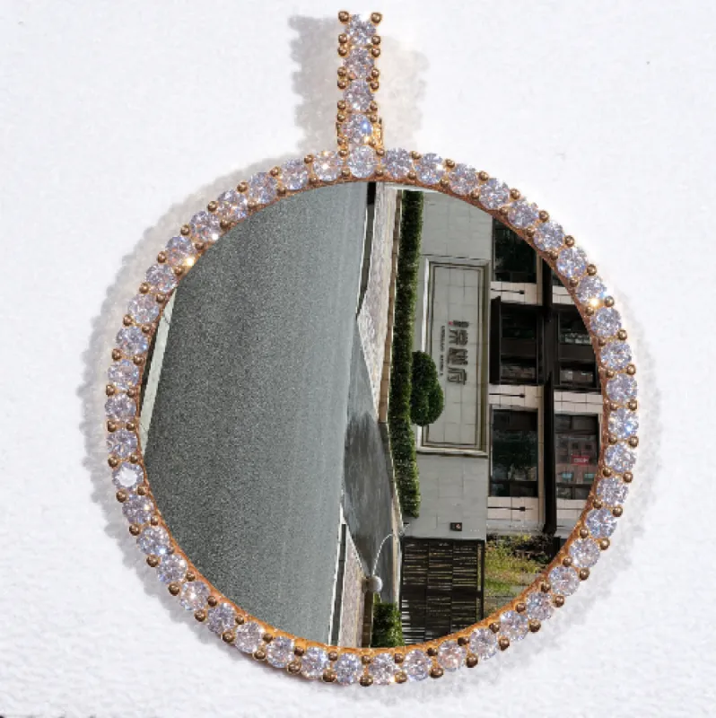 LARGE 3D CIRCLE CUSTOM PICTURE PENDANT sold by The GUU Shop