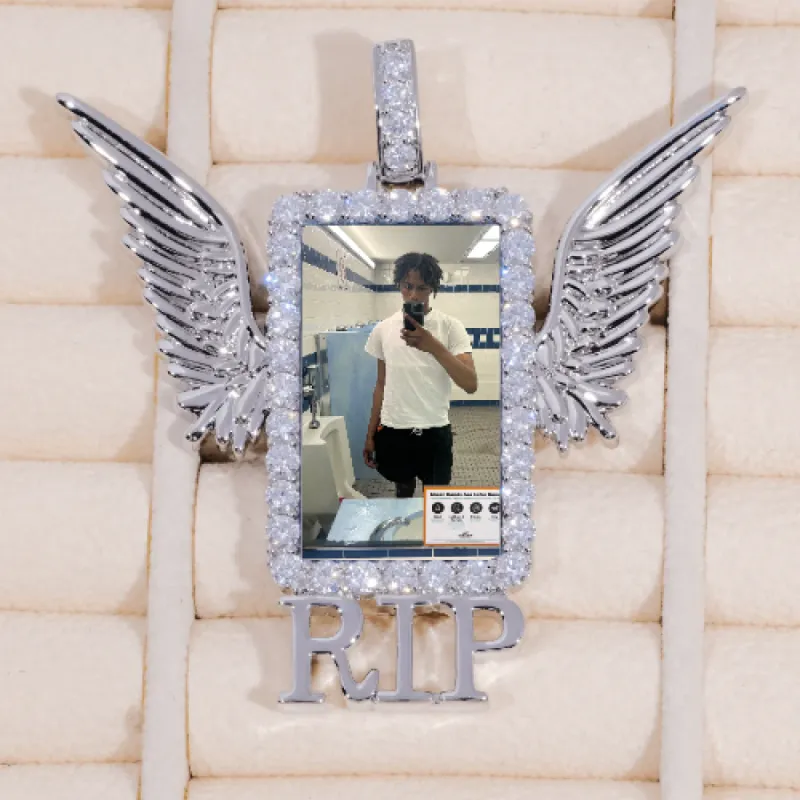 RIP WING 3D CUSTOM PICTURE PENDANT made by The GUU Shop