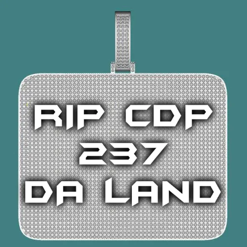 CUSTOM LETTER NECKLACE 3D BIG SQUARE sold by The GUU Shop