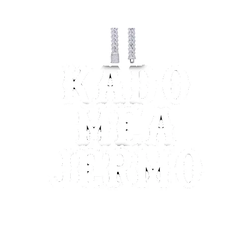 Custom Letters Freibeuter Font Necklace sold by The GUU Shop