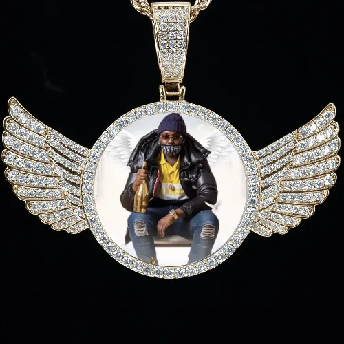 CUSTOM PICTURE PENDANT STYLE-4 sold by The GUU Shop