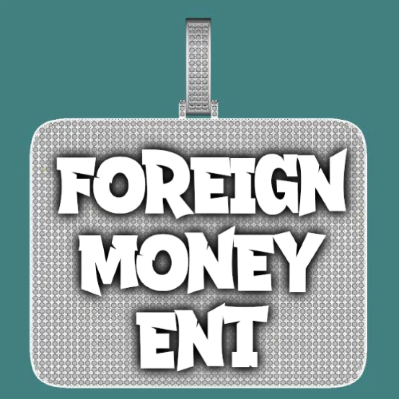 CUSTOM LETTER NECKLACE 3D BIG SQUARE sold by The GUU Shop