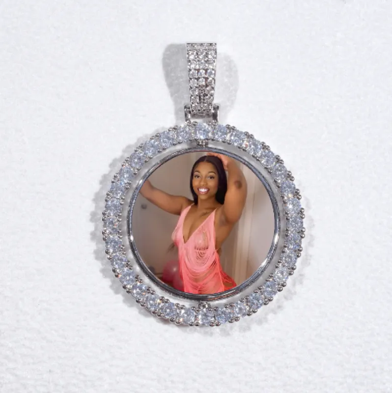 3D Spinning 2-Faced Custom Picture Pendant sold by The GUU Shop