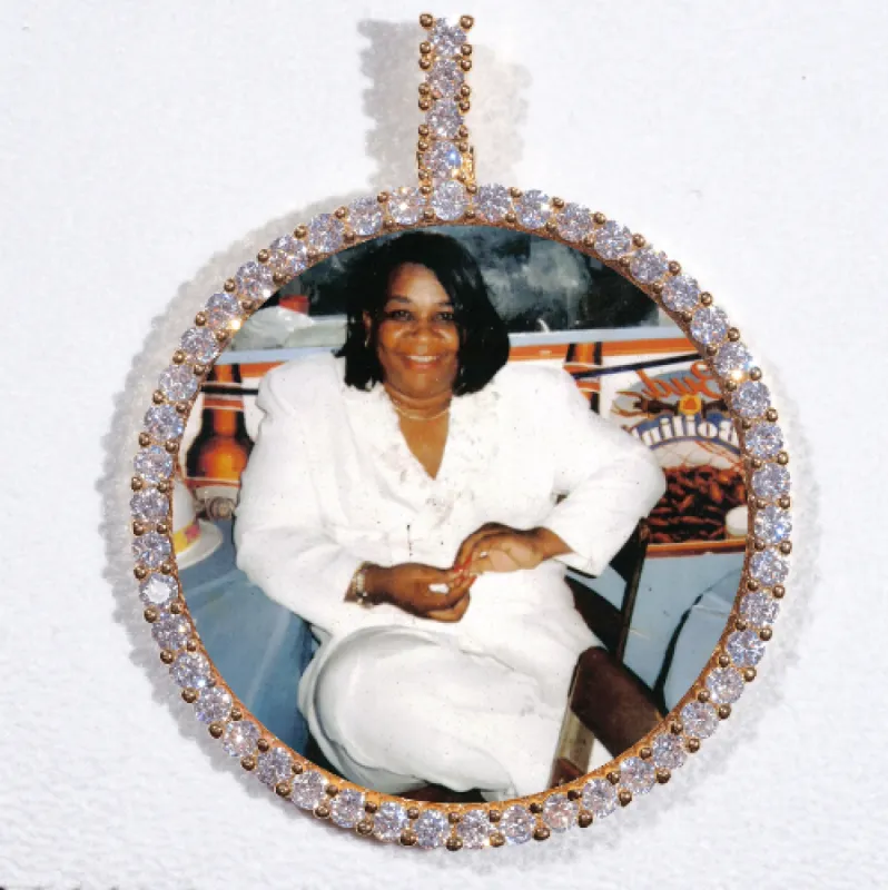 LARGE 3D CIRCLE CUSTOM PICTURE PENDANT sold by The GUU Shop