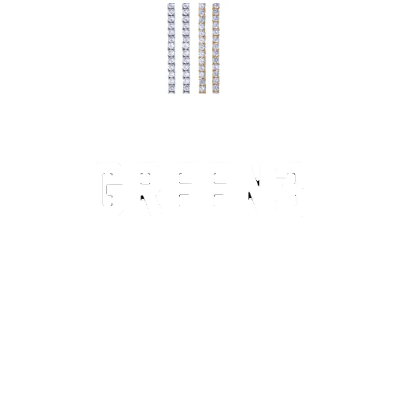 Custom Letters Baguette Two Layer Necklace made by The GUU Shop