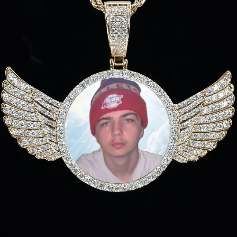 CUSTOM PICTURE PENDANT STYLE-4 sold by The GUU Shop