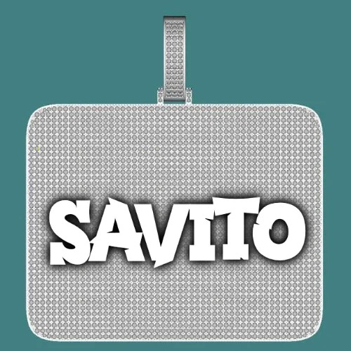 CUSTOM LETTER NECKLACE 3D BIG SQUARE sold by The GUU Shop