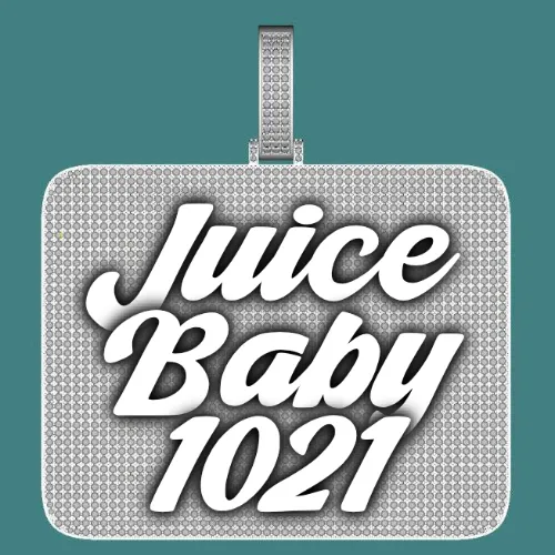 CUSTOM LETTER NECKLACE 3D BIG SQUARE sold by The GUU Shop