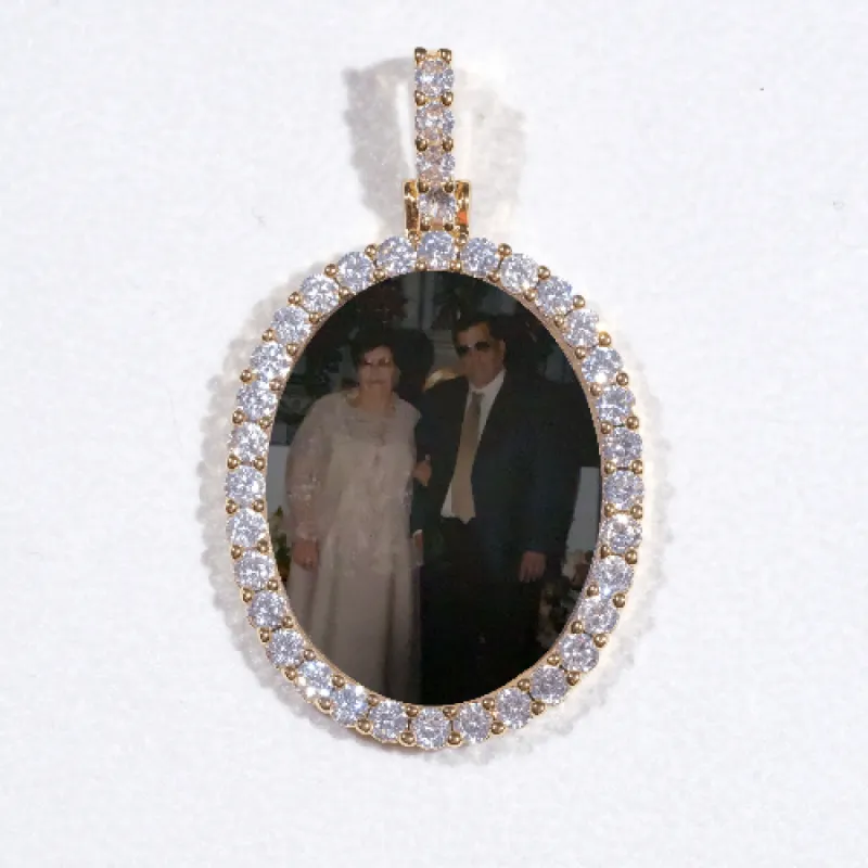 3D Oval Custom Picture Pendant sold by The GUU Shop