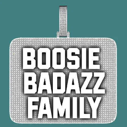 CUSTOM LETTER NECKLACE 3D BIG SQUARE sold by The GUU Shop