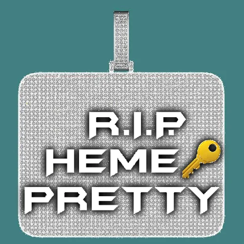 CUSTOM LETTER NECKLACE 3D BIG SQUARE sold by The GUU Shop