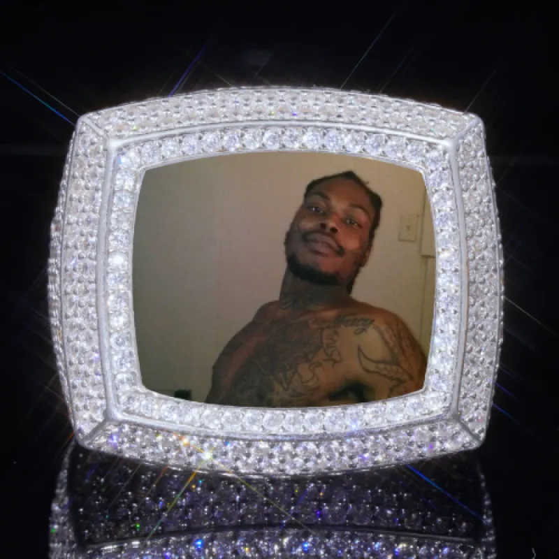 3D CUSTOM PICTURE ICED RING sold by The GUU Shop