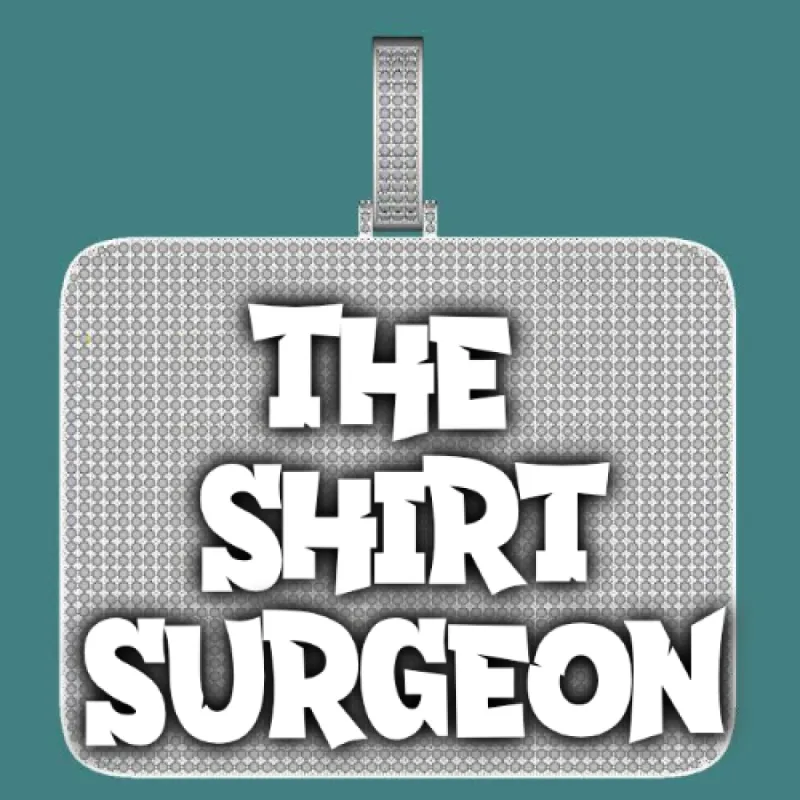 CUSTOM LETTER NECKLACE 3D BIG SQUARE sold by The GUU Shop