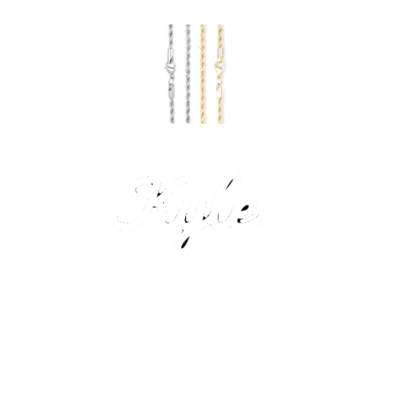 Script Custom Letter Necklace sold by The GUU Shop