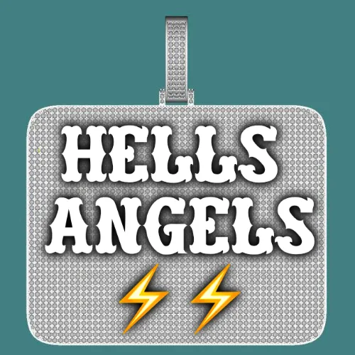 CUSTOM LETTER NECKLACE 3D BIG SQUARE sold by The GUU Shop