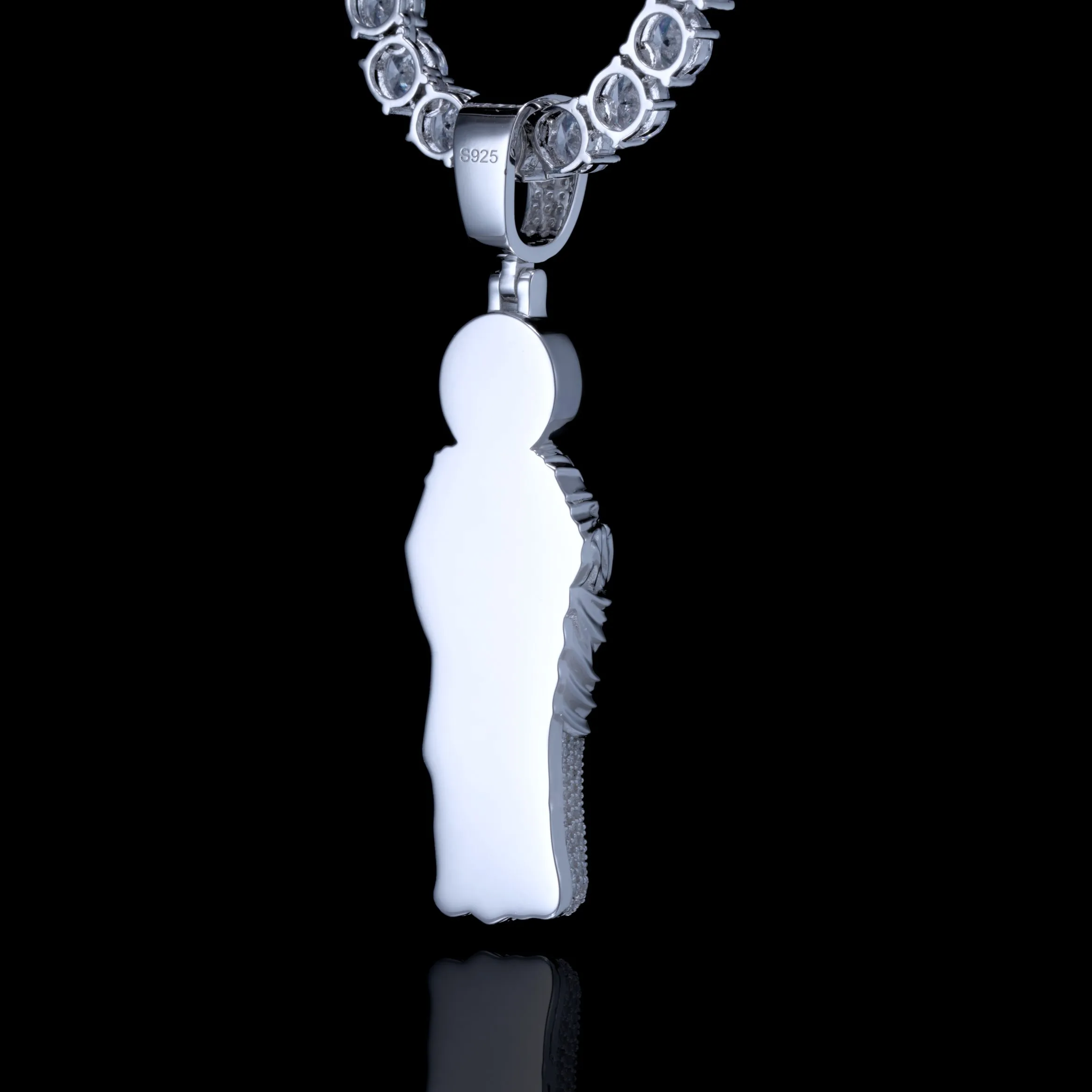 925S & VVS Moissanite Saint Jude Necklace sold by The GUU Shop product image thumbnail 2