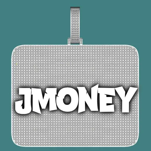 CUSTOM LETTER NECKLACE 3D BIG SQUARE sold by The GUU Shop