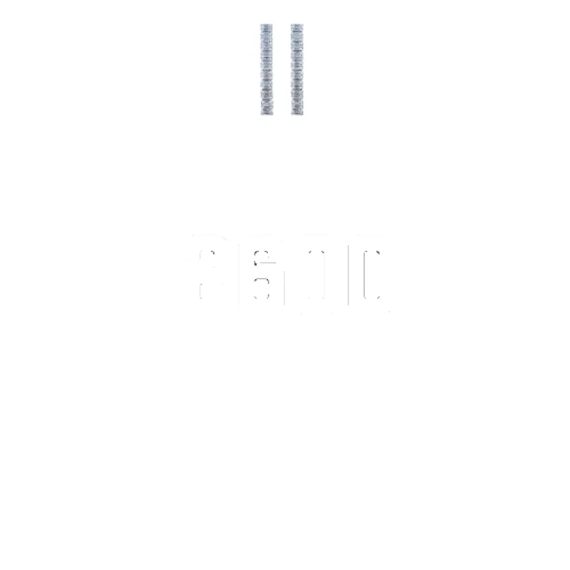 Custom Letters Baguette Two Layer Necklace made by The GUU Shop