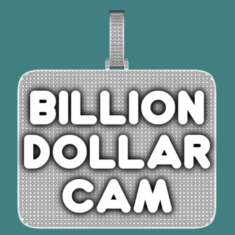 CUSTOM LETTER NECKLACE 3D BIG SQUARE sold by The GUU Shop