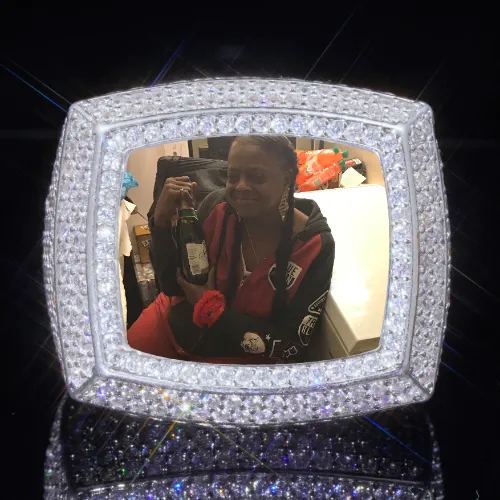 3D CUSTOM PICTURE ICED RING sold by The GUU Shop