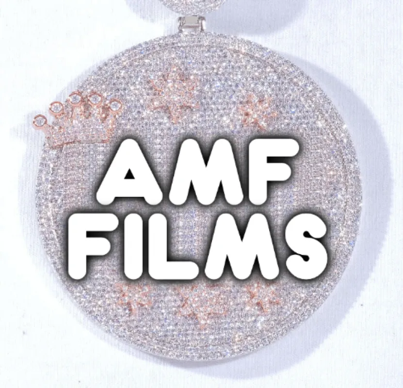 CUSTOM LETTER NECKLACE 3D BIG CROWN DISC sold by The GUU Shop