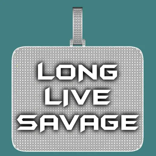 CUSTOM LETTER NECKLACE 3D BIG SQUARE sold by The GUU Shop