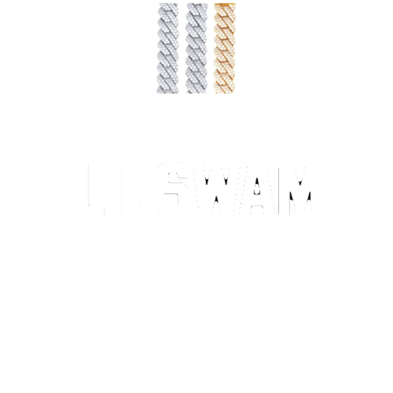 Custom Letters Baguette Two Layer Necklace made by The GUU Shop