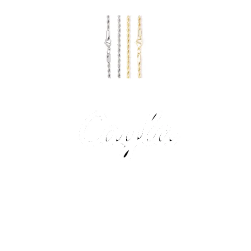 Script Custom Letter Necklace sold by The GUU Shop