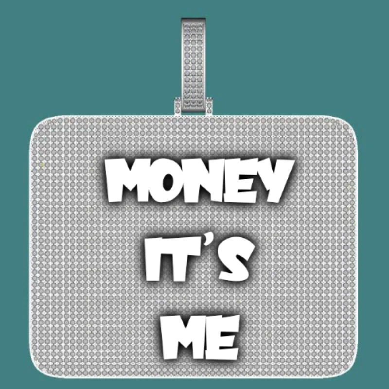 CUSTOM LETTER NECKLACE 3D BIG SQUARE sold by The GUU Shop