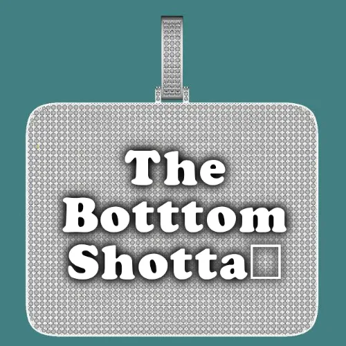 CUSTOM LETTER NECKLACE 3D BIG SQUARE sold by The GUU Shop