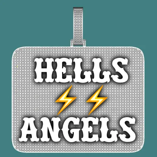 CUSTOM LETTER NECKLACE 3D BIG SQUARE sold by The GUU Shop