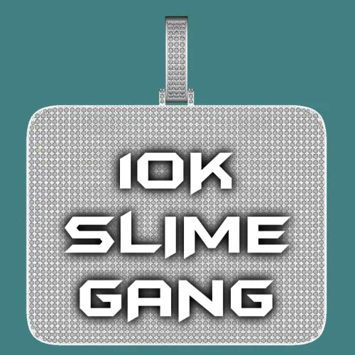 CUSTOM LETTER NECKLACE 3D BIG SQUARE sold by The GUU Shop