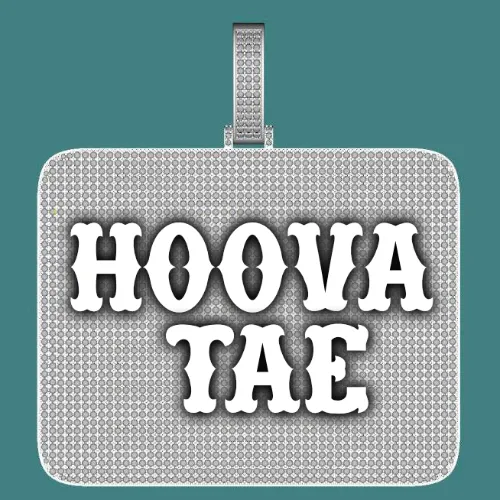 CUSTOM LETTER NECKLACE 3D BIG SQUARE sold by The GUU Shop