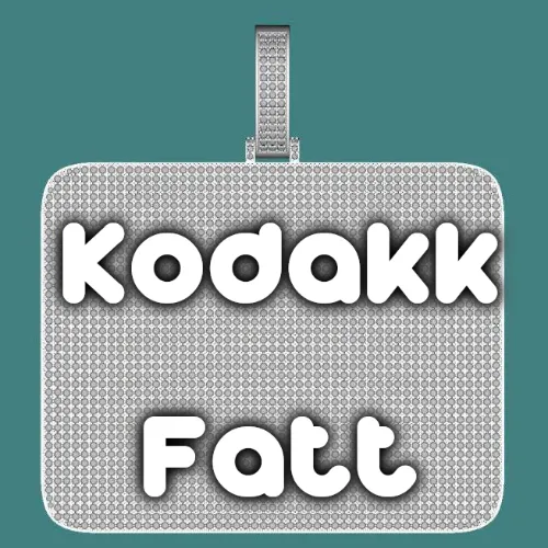 CUSTOM LETTER NECKLACE 3D BIG SQUARE sold by The GUU Shop