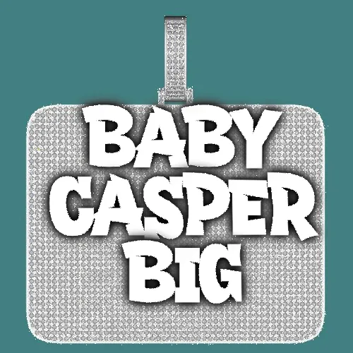 CUSTOM LETTER NECKLACE 3D BIG SQUARE sold by The GUU Shop